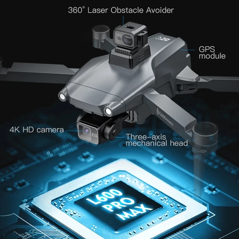 L600 PRO MAX GPS Drone Profess - Drone Multispectral review and price